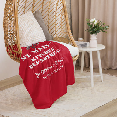 Property of St Mary's Kitchen Department Sherpa blanket in 3 sizes (Europe & USA)