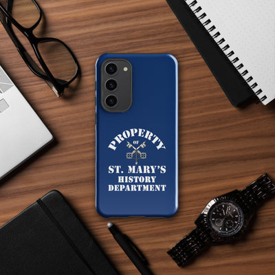 Property of St Mary's History Department Tough case for Samsung® (UK, Europe, USA, Canada, Australia, and New Zealand)
