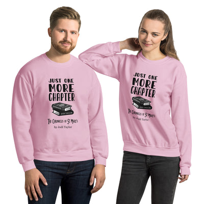 Just One More Chapter Unisex Sweatshirt up to 5XL (UK, Europe, USA, Canada and Australia)