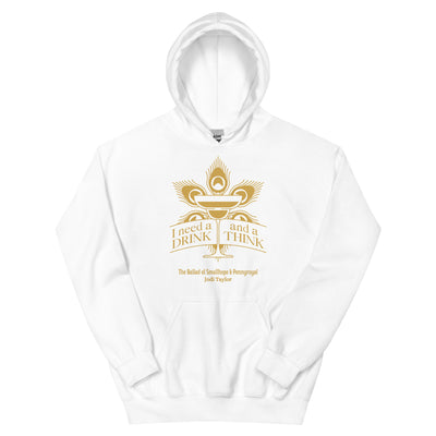 I Need a Drink and a Think Classic Adult Hoodie up to 5XL (UK, Europe, USA, Canada, Australia)