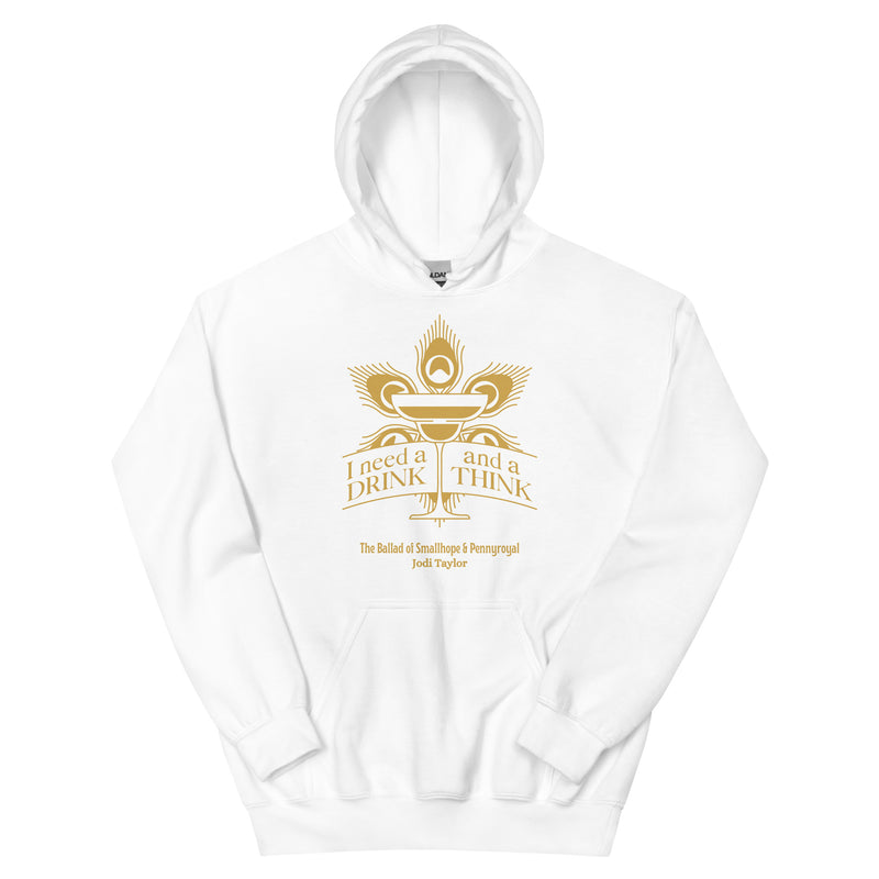 I Need a Drink and a Think Classic Adult Hoodie up to 5XL (UK, Europe, USA, Canada, Australia)