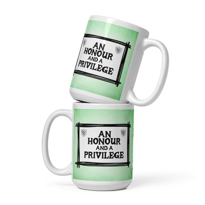 An Honour and a Privilege St Mary's Quotes Range Mug available in 3 sizes (UK, Europe, USA, Canada, Australia)