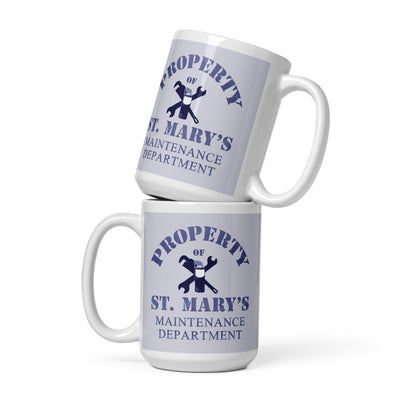 Maintenance Department Mug available in three sizes (UK, Europe, USA, Canada, Australia)